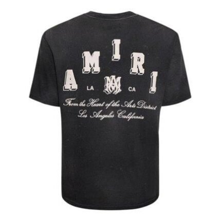 T-shirt Amiri Vintage Collegiate Black