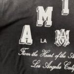 T-shirt Amiri Vintage Collegiate Black - Image 6