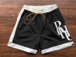 Rhude Side Logo Shorts Black - Image 2