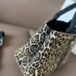 Prada Canapa Leopard Tote Bag - Image 2