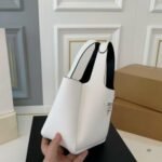 Prada White/Black Medium Leather Bag - Image 3