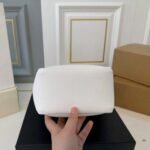 Prada White/Black Medium Leather Bag - Image 4