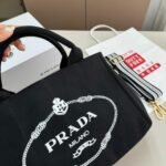 Prada Canapa Logo Tote Bag - Image 5