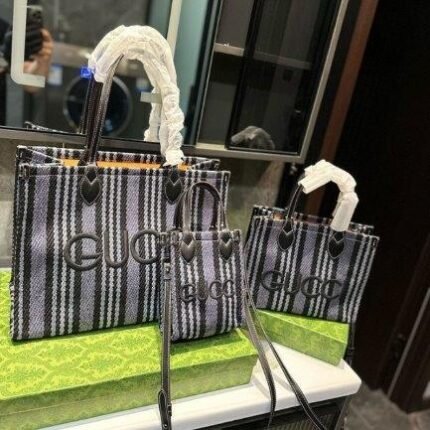 Gucci Straw Tote Bag