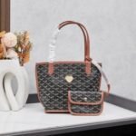 Goyard Anjou Mini Bag Customized Heart Black/Brown