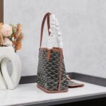 Goyard Anjou Mini Bag Customized Heart Black/Brown - Image 2