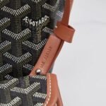 Goyard Anjou Mini Bag Customized Heart Black/Brown - Image 7