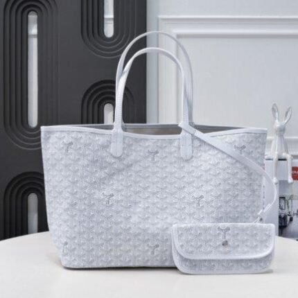 Goyard Saint Louis GM Bag White