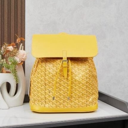 Goyard Alpin MM Backpack Yellow Bag