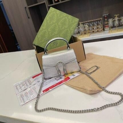 Gucci Tote Dionysus Silver Bag