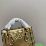 Gucci Diana Mini Bag Metallic Golg - Image 6