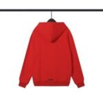 Hoodie Chrome Hearts 3 Cross Red - Image 2