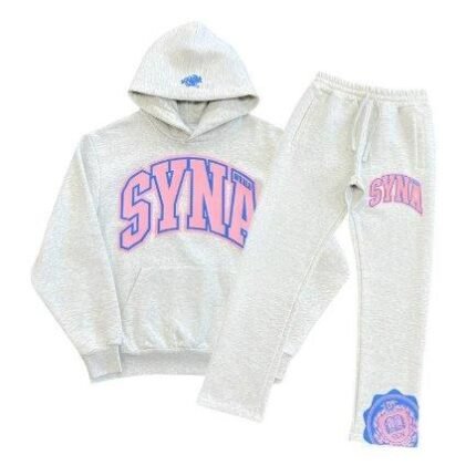 Set Syna World College Logo Gray/Pink