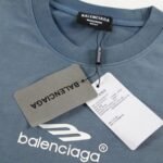 T-shirt Balenciaga Blue - Image 4