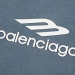 T-shirt Balenciaga Blue - Image 6