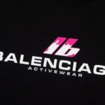 T-shirt Balenciaga Activewear Black - Image 7