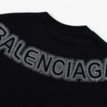 T-shirt Balenciaga Black - Image 5