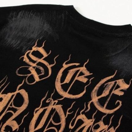 Shirt Prada Logo Short Sleeve Black