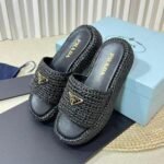 Prada Sandals Flatform In Crochet - Image 2