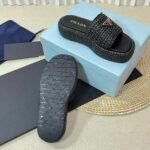 Prada Sandals Flatform In Crochet - Image 3