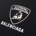 T-shirt Balenciaga Oversized Automobili Lamborghini - Image 3