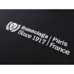 T-shirt Balenciaga Oversized Embroidery Since 1917 - Image 3