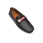 Bally Charm Web Stripe Moccasin - Image 2