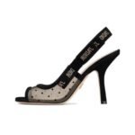 Dior High Heel Mary Jane Black