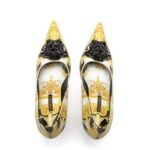 Versace Medusa Decollete Barocco Toe Pump - Image 4