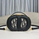 Shoulder Bag Dior Signature Camera Bag Jacquard Oblique Blue
