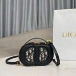 Shoulder Bag Dior Signature Camera Bag Jacquard Oblique Blue - Image 5