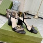 Gucci High Heel Sandal GG Marmont - Image 5
