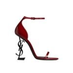 Yves Saint Laurent High Heel Sandal Opyum Rosso