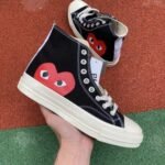 Converse Chuck Taylor All Star 70s X Comme des Garçons Play Long Shaft Black - Image 3