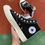 Converse Chuck Taylor All Star 70s X Comme des Garçons Play Long Shaft Black - Image 4