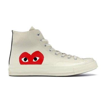 IMG15971 Converse Chuck Taylor All Star 70s X Comme des Garçons Play Long Shaft White - Image 1