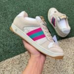 Gucci Screener Cream Leather - Image 3