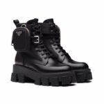 Boot Prada Moonlith leather boot with bag detail - Image 2