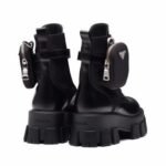 Boot Prada Moonlith leather boot with bag detail - Image 3
