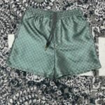 Set Louis Vuitton LV Monogram Shirt & Shorts - Image 4