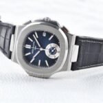 Patek Philippe Nautilus Chronograph Black Leather - Image 2