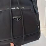 Backpack Prada Black Nylon with Drawstring Closure - Image 5