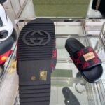 Slides Gucci GG Canvas with Logo Patch - Image 9