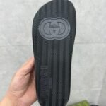 Slides Gucci Slide with Web Ribbon - Image 9