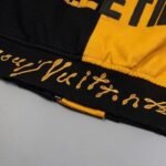 Jacket Louis Vuitton LV Malletier Black Yellow - Image 7