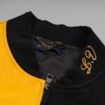 Jacket Louis Vuitton LV Malletier Black Yellow - Image 9