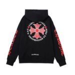 Hoodie Chrome Hearts Black Red Embroidered - Image 2