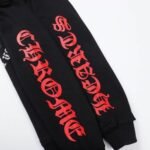 Hoodie Chrome Hearts Black Red Embroidered - Image 9