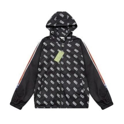 Jacket Windbreaker Gucci Monogram Gray
