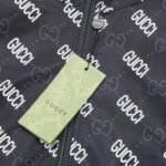 Jacket Windbreaker Gucci Monogram Gray - Image 5